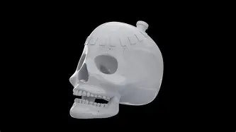 3D Printed Aztec Death Whistle